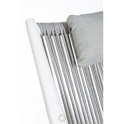 comprar TUMBONA LOUNGE CON COJINES ALOHA BLANCO XK03 online de BIZZOTTO desde 536,26 €