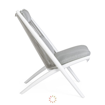 comprar TUMBONA LOUNGE CON COJINES ALOHA BLANCO XK03 online de BIZZOTTO desde 536,26 €