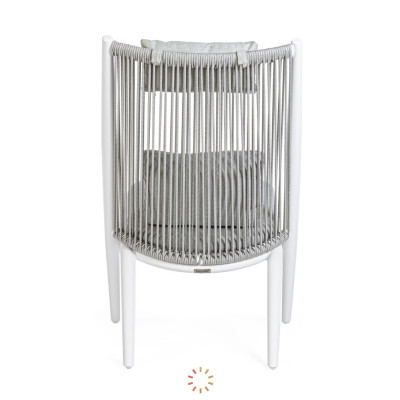 comprar TUMBONA LOUNGE CON COJINES ALOHA BLANCO XK03 online de BIZZOTTO desde 536,26 €
