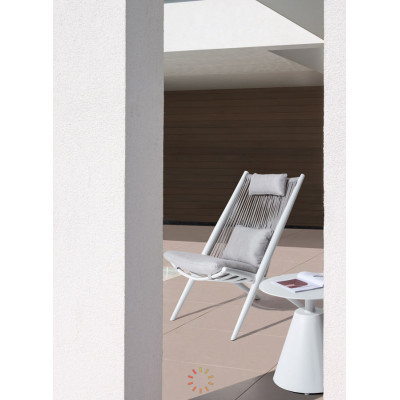 comprar TUMBONA LOUNGE CON COJINES ALOHA BLANCO XK03 online de BIZZOTTO desde 536,26 €