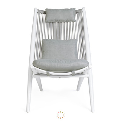 comprar TUMBONA LOUNGE CON COJINES ALOHA BLANCO XK03 online de BIZZOTTO desde 536,26 €