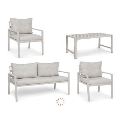 comprar SET4 SOFÁ CON COJINES LORILLARD MARFIL online de BIZZOTTO desde 825,89 €