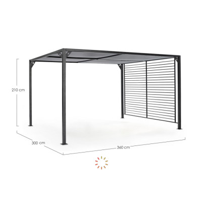 comprar CENADOR NOAH 3X3.6 ANTRACITA LH32 online de BIZZOTTO desde 1,787.53 comprar CENADOR NOAH 3X3.6 ANTRACITA LH32 online de BIZZOTTO desde 1,787.53