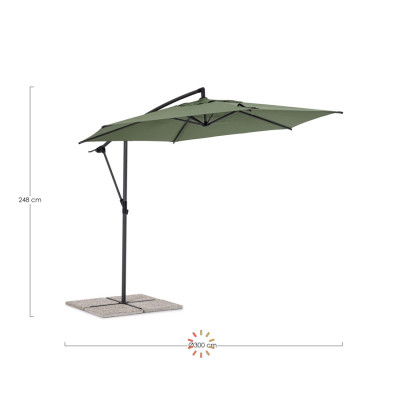 comprar SOMBRILLA BRAZO TROPEA 3M ANT-OLIVE online de BIZZOTTO desde 183,28 €