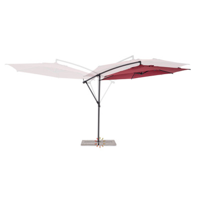 comprar SOMBRILLA BRAZO TROPEA 3M ANT-BURGUND online de BIZZOTTO desde 183,28 €