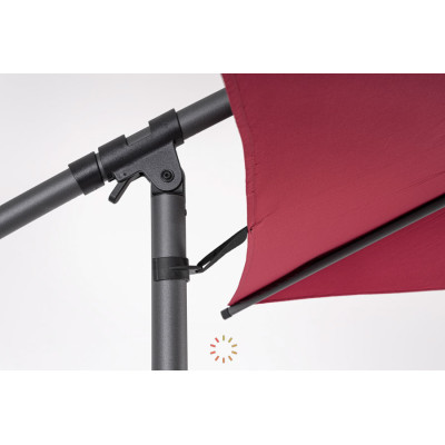 comprar SOMBRILLA BRAZO TROPEA 3M ANT-BURGUND online de BIZZOTTO desde 183,28 €