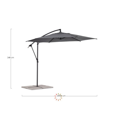 comprar SOMBRILLA BRAZO TROPEA 3M ANTR-GR OSC online de BIZZOTTO desde 183,28 € comprar SOMBRILLA BRAZO TROPEA 3M ANTR-GR OSC online de BIZZOTTO desde 183,28 €