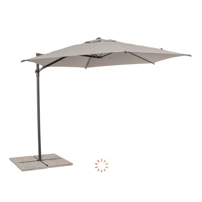 comprar SOMBRILLA EXCÉNTRICA RICA 3.3M ANTR-GRIS online de BIZZOTTO desde 203,64 €