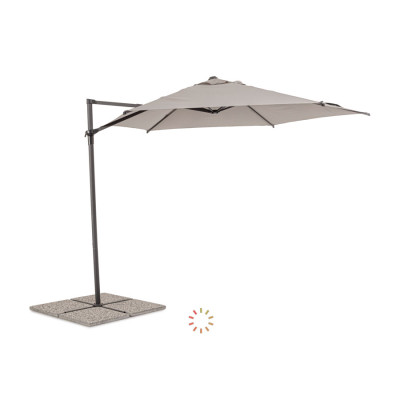comprar SOMBRILLA EXCÉNTRICA RICA 3.3M ANTR-GRIS online de BIZZOTTO desde 203,64 €