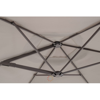 comprar SOMBRILLA EXCÉNTRICA RICA 3.3M ANTR-GRIS online de BIZZOTTO desde 203,64 €
