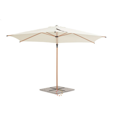 comprar SOMBRILLA EXCÉNTRICA RICA 3.3M NATURAL online de BIZZOTTO desde 225,14 €