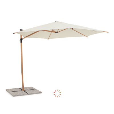 comprar SOMBRILLA EXCÉNTRICA RICA 3.3M NATURAL online de BIZZOTTO desde 225,14 €