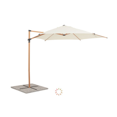 comprar SOMBRILLA EXCÉNTRICA RICA 3.3M NATURAL online de BIZZOTTO desde 225,14 €