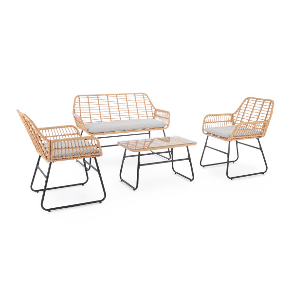 CONJUNTO BURREL DE EXTERIOR - CON COJINES | BIZZOTTO OFERTA SOLO HASTA EL 15 DE JUNIO 2024