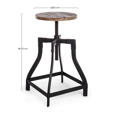 comprar TABURETE REVOLVE GIRATORIO - madera y acero online de BIZZOTTO desde 129,59 € comprar TABURETE REVOLVE GIRATORIO - madera y acero online de BIZZOTTO desde 129,59 €