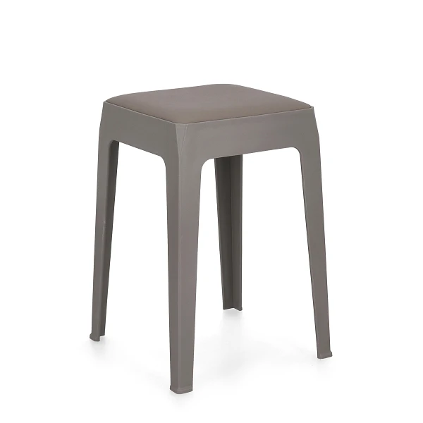 TABURETE BUNNY | Moderno, apilable y tapizado