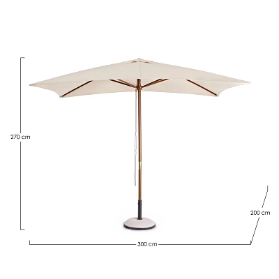comprar SOMBRILLA SYROS 2x3 NATURAL - Sombra práctica con estética natural online de Yes desde 108,90 € comprar SOMBRILLA SYROS 2x3 NATURAL - Sombra práctica con estética natural online de Yes desde 108,90 €