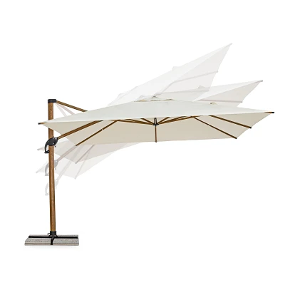 comprar SOMBRILLA EXCÉNTRICA ORION 4X4 | Natural/Beige – Sombra inteligente con diseño natural online de BIZZOTTO desde 1,165.23