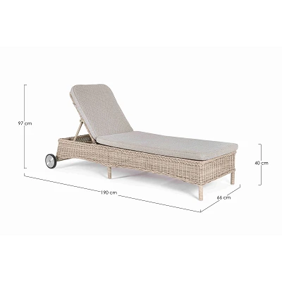 comprar Tumbona JUPITER de aluminio con ruedas y cojines Sunproof Bizzotto online de BIZZOTTO desde 1,276.31 comprar Tumbona JUPITER de aluminio con ruedas y cojines Sunproof Bizzotto online de BIZZOTTO desde 1,276.31