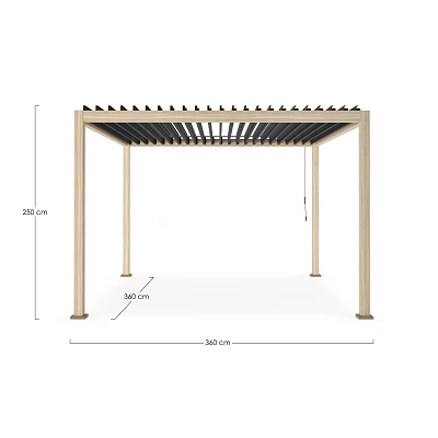 comprar PÉRGOLA OCEAN NATURAL online de BIZZOTTO desde 5,744.11
