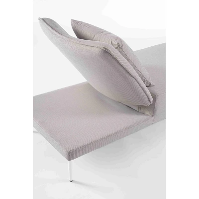 comprar TUMBONA VIPER BLANCA | INDIVIDUAL - CON COJÍN | QS20/SAND online de Bizzotto Homemotion desde 1,110.78