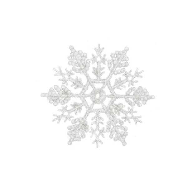 COPO DE NIEVE BLANCO |Motivo Navideño|Decoracion arbol Navidad