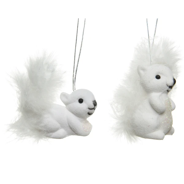ARDILLAS BLANCAS XS |Motivo Navideño|Decoracion arbol Navidad