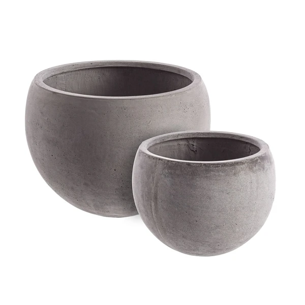 SET2 MACETERO CEMENT ESFERA GRIS