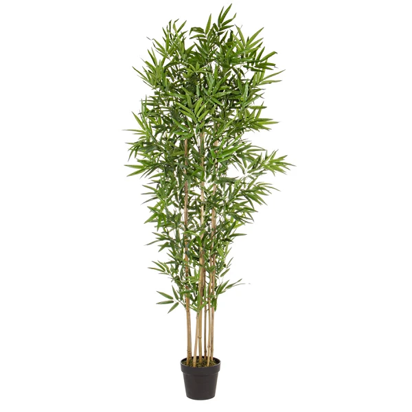 PLANTA BAMBÚ CON MACETERO H185CM