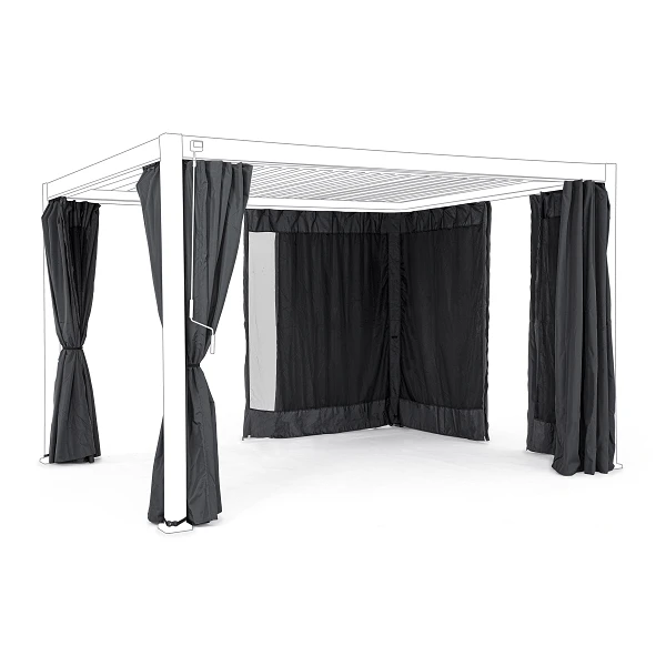SET CORTINAS PARA PÉRGOLA