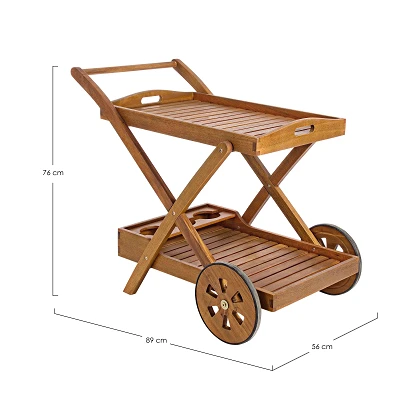 comprar CARRITO AUXILIAR NOEMI de Madera de Acacia | Estilo Natural online de Yes desde 165,53 €