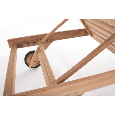 comprar Tumbona MARYLAND de Teca con Ruedas | Diseño Premium Sostenible online de BIZZOTTO desde 810,22 €