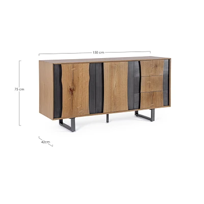 comprar APARADOR 2 Puertas - 3 CajonesAJ GARWOOD online de BIZZOTTO desde 832,00 € comprar APARADOR 2 Puertas - 3 CajonesAJ GARWOOD online de BIZZOTTO desde 832,00 €