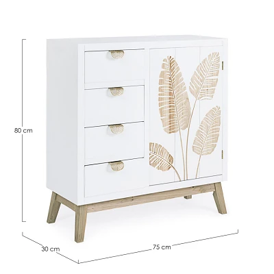comprar APARADOR 1 Puerta - 4 Cajones FOLIUM online de Yes desde 276,61 €