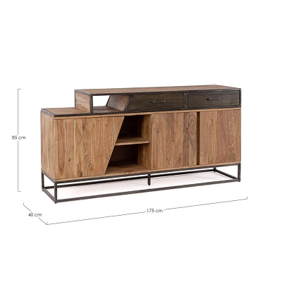 comprar APARADOR 3 Puertas - 2 CajonesAJ JANAK online de Bizzotto Homemotion desde 1,308.98