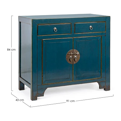 comprar APARADOR 2 Puertas - 2 CajonesAJ JINAN AZUL OSC online de Bizzotto Homemotion desde 1,012.77