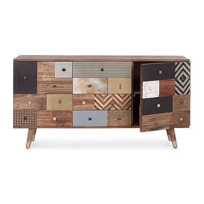 comprar APARADOR 2 Puertas - 4 Cajones DHAVAL online de Bizzotto Homemotion desde 1,461.44