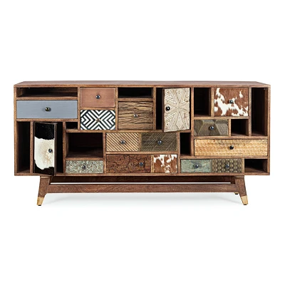 comprar APARADOR 2 Puertas - 11 Cajones DHAVAL online de Bizzotto Homemotion desde 1,565.98