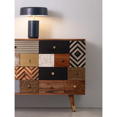 comprar APARADOR 2 Puertas - 4 Cajones DHAVAL online de Bizzotto Homemotion desde 1,461.44