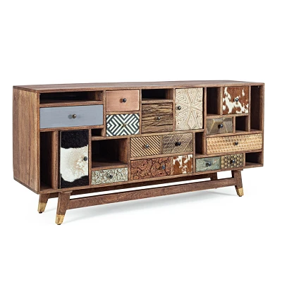 comprar APARADOR 2 Puertas - 11 Cajones DHAVAL online de Bizzotto Homemotion desde 1,565.98