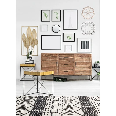 comprar APARADOR 2 Puertas - 3 Cajones ELMER S online de Bizzotto Homemotion desde 1,004.06