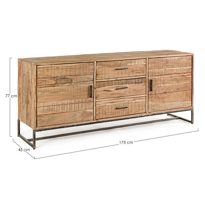 comprar APARADOR 2 Puertas - 3 Cajones ELMER L online de Bizzotto Homemotion desde 1,163.05 comprar APARADOR 2 Puertas - 3 Cajones ELMER L online de Bizzotto Homemotion desde 1,163.05
