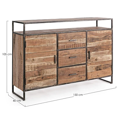 comprar APARADOR 2 Puertas - 3 Cajones ELMER online de Bizzotto Homemotion desde 1,258.88