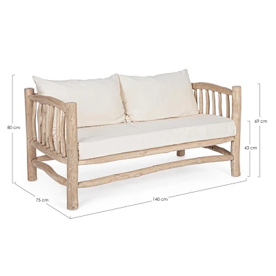 comprar SOFÁ con COJINES SAHEL NATURAL online de BIZZOTTO desde 940,90 € comprar SOFÁ con COJINES SAHEL NATURAL online de BIZZOTTO desde 940,90 €