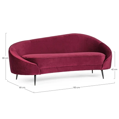 comprar SOFÁ con 2 plazas, SERAPHIN WINE online de BIZZOTTO desde 980,10 €