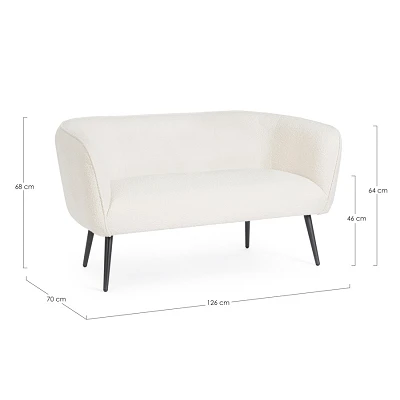 comprar SOFÁ con 2 plazas, AVRIL BLANCO BUCLÉ online de BIZZOTTO desde 668,65 € comprar SOFÁ con 2 plazas, AVRIL BLANCO BUCLÉ online de BIZZOTTO desde 668,65 €