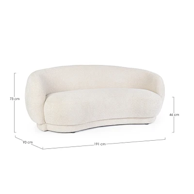 comprar SOFÁ con 2 plazas, TECLA NATURAL online de BIZZOTTO desde 1,352.54