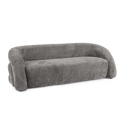 comprar SOFÁ con 3 plazas, CLEMENCE GRIS OSCURO online de BIZZOTTO desde 1,269.77