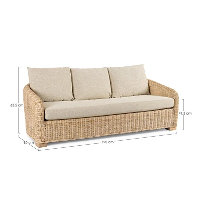 comprar SOFÁ con 3 plazas, con COJINES CADICE online de BIZZOTTO desde 1,406.99