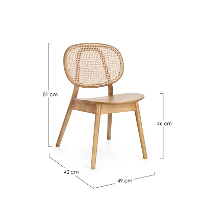 comprar SILLA ADOLIS NEGRO online de BIZZOTTO desde 226,51 €